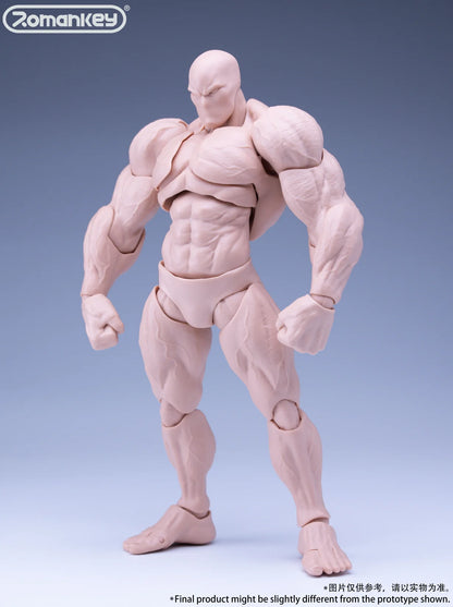(Pre-Order) Romankey 1/12 Highly Articulated Male Body UMS003 BIG GUY Ver A B and C