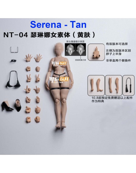 (Pre-Order) Nottaa NT-04 1/12 Scale Female Body
