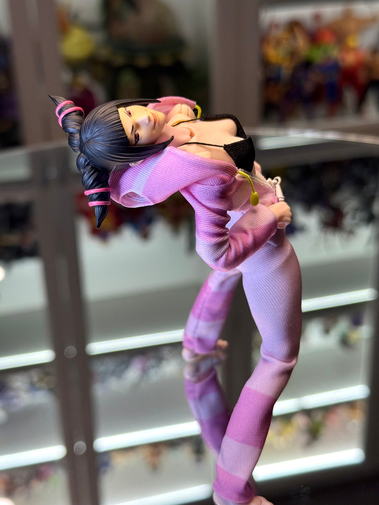 Custom 1/12 Action Figure Street Fighters Juri Han for Romankey Female Body