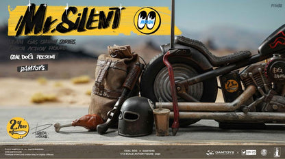 (Pre-Order) Death Gas Station Mr. Silent (Deluxe Edition) 1/12 Scale Action Figure with Motorcycle