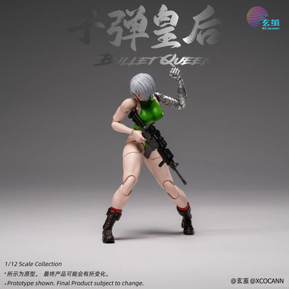 (Pre-Order) Xocann studio 1/12 Cyberpunk fighters Club NO.2 Bullet Queen action figure MF001 Kit