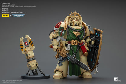 (Pre-Order) Warhammer 40k Dark Angels Deathwing Knight 1 With Power Sword, Storm Shield and teleport homer