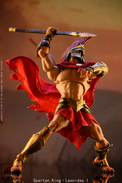 (Pre-Order) Wind Toys 1/12 Spartan King Leonidas FMW004 Standard and Bloodstained Version action figure