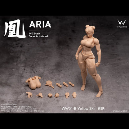 (Pre-Order) Whale Works 1/12 Super Articulate figures Aria and Rin