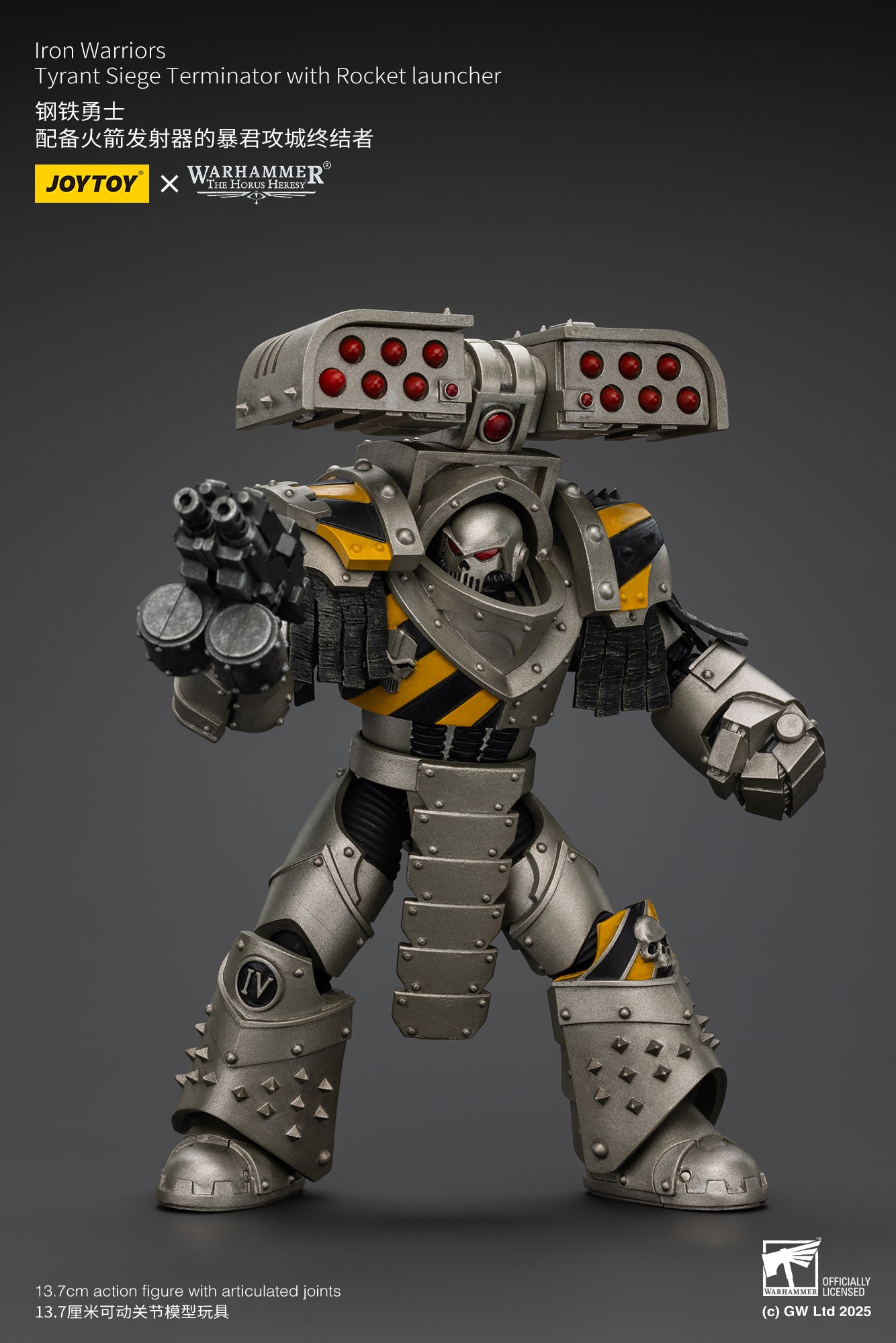 (Pre-Order) Warhammer The Horus Heresy Iron Warriors Tyrant Siege Terminator with Rocket launcher