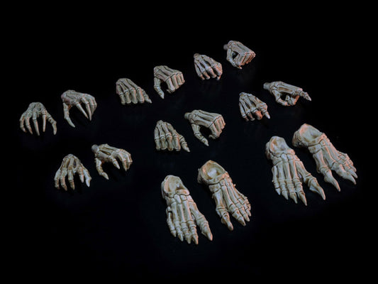 (Pre-Order) Mythic Legions: Necronominus Skeletons of Necronominus Hands & Feet Pack