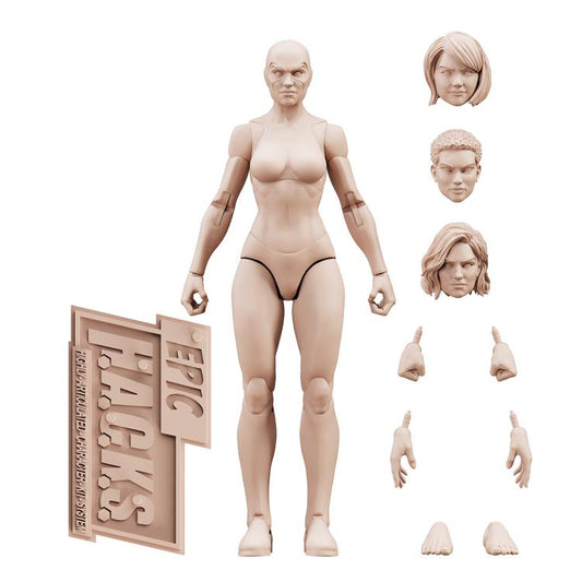 (Pre-Order) BFS Epic H.A.C.K.S. Blanks Champagne Beige Female 1/12 Scale Action Figure