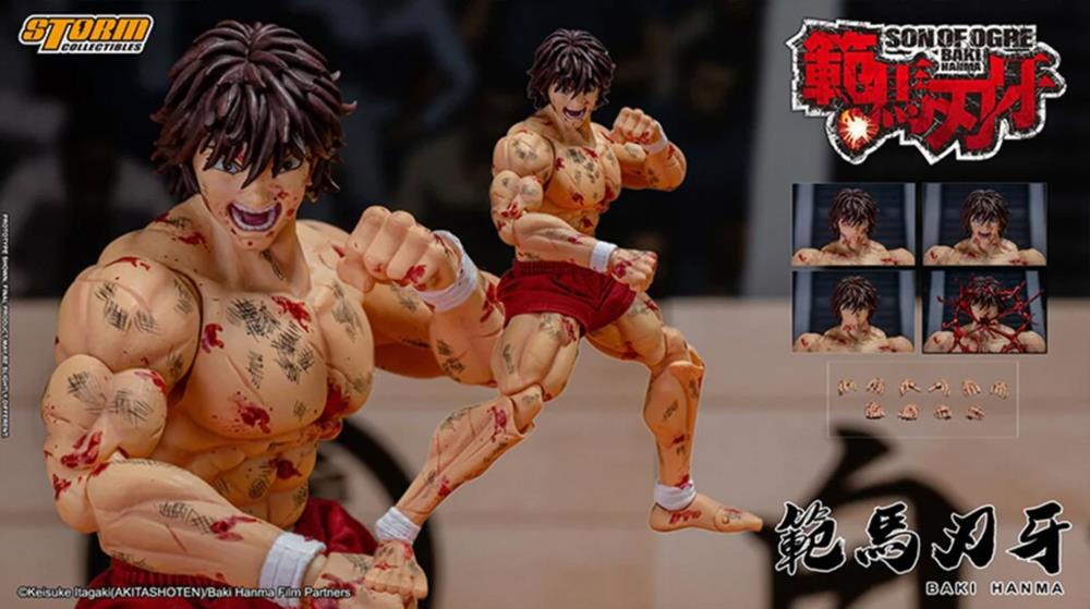 Storm Collectibles Baki Hanma (Battle Damaged Ver.) 1/12 Scale Limited Edition Action Figure (In Stock)