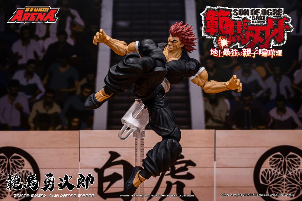(Pre-Order) Storm Collectibles Baki Hanma: Son of Ogre Storm Arena Yujiro Hanma 1/12 Scale Action Figure