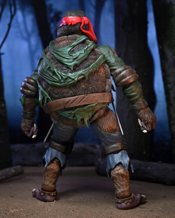 Neca Universal Monsters x Teenage Mutant Ninja Turtles Ultimate Raphael as Wolfman (In Stock)