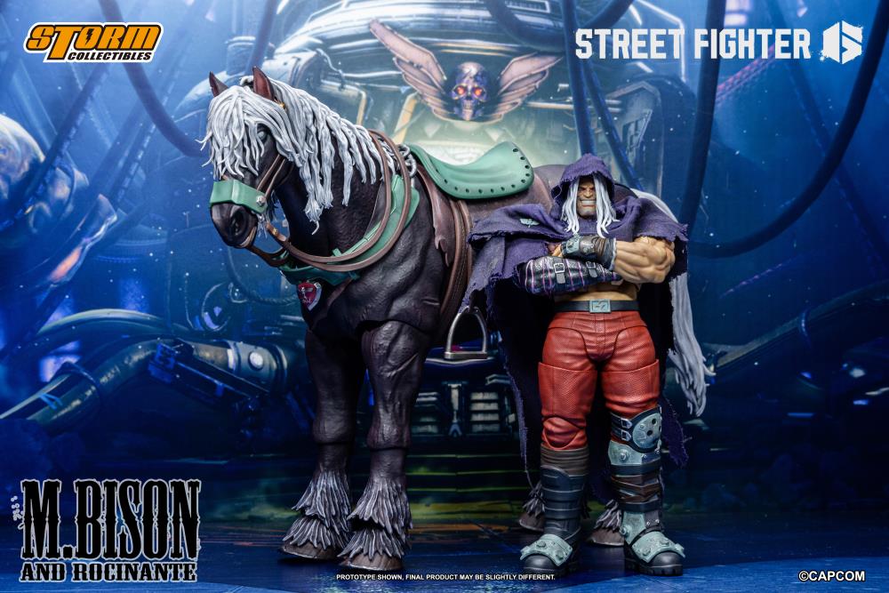 (Pre-Order) Storm Collectibles Street Fighter 6 M. Bison & Rocinante 1/12 Scale Action Figure Set