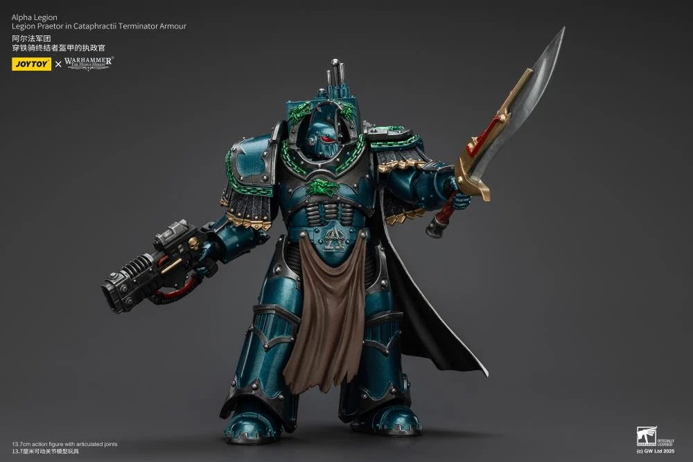 Warhammer The Horus Heresy Alpha Legion Legion Praetor in Cataphractii Terminator Armor