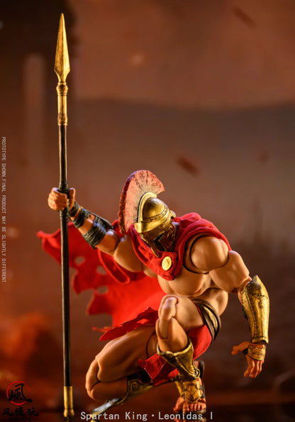 (Pre-Order) Wind Toys 1/12 Spartan King Leonidas FMW004 Standard and Bloodstained Version action figure