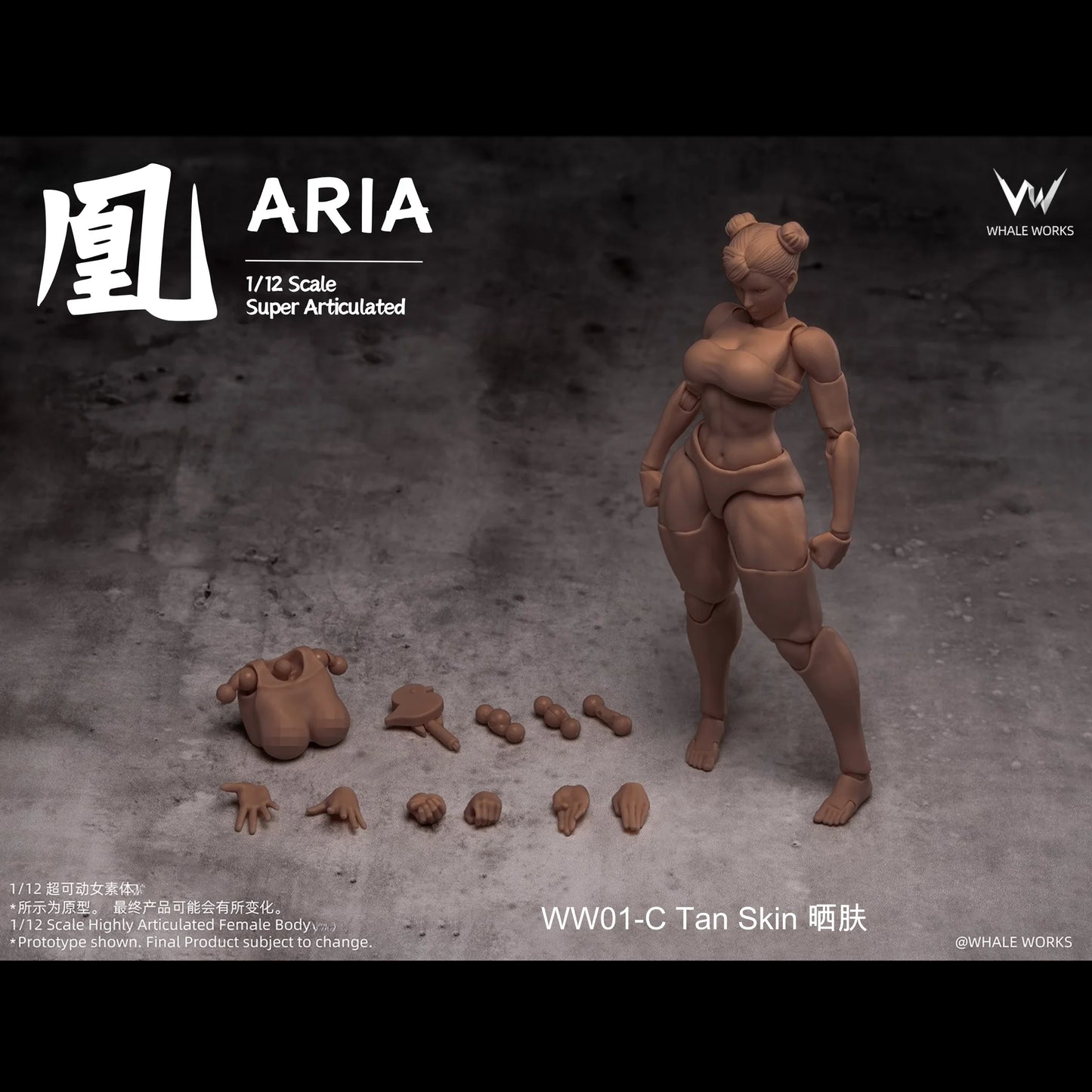 (Pre-Order) Whale Works 1/12 Super Articulate figures Aria and Rin