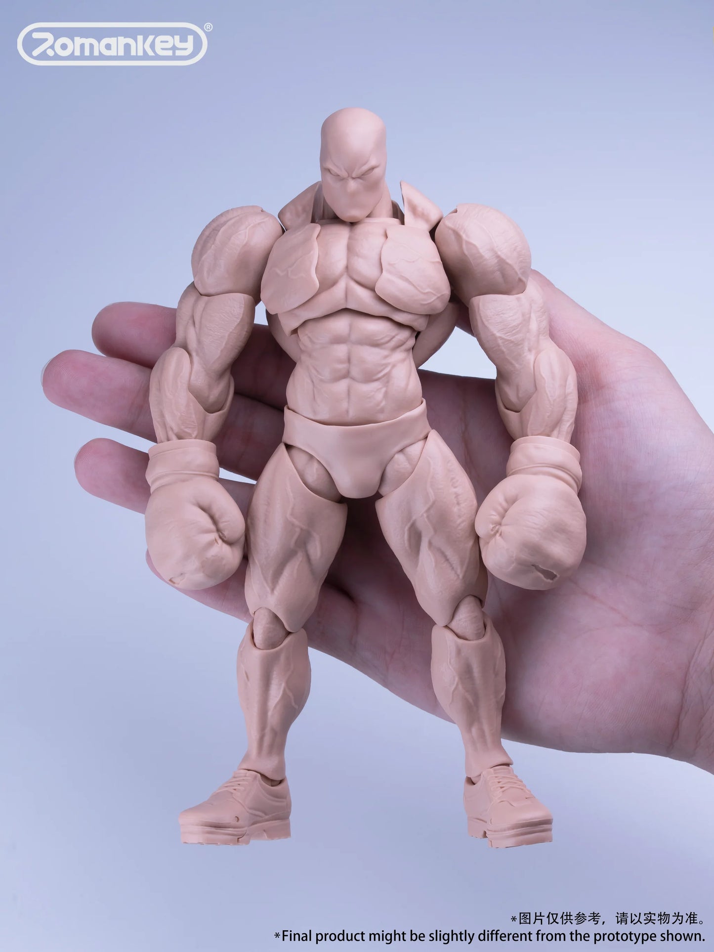 (Pre-Order) Romankey 1/12 Highly Articulated Male Body UMS003 BIG GUY Ver A B and C
