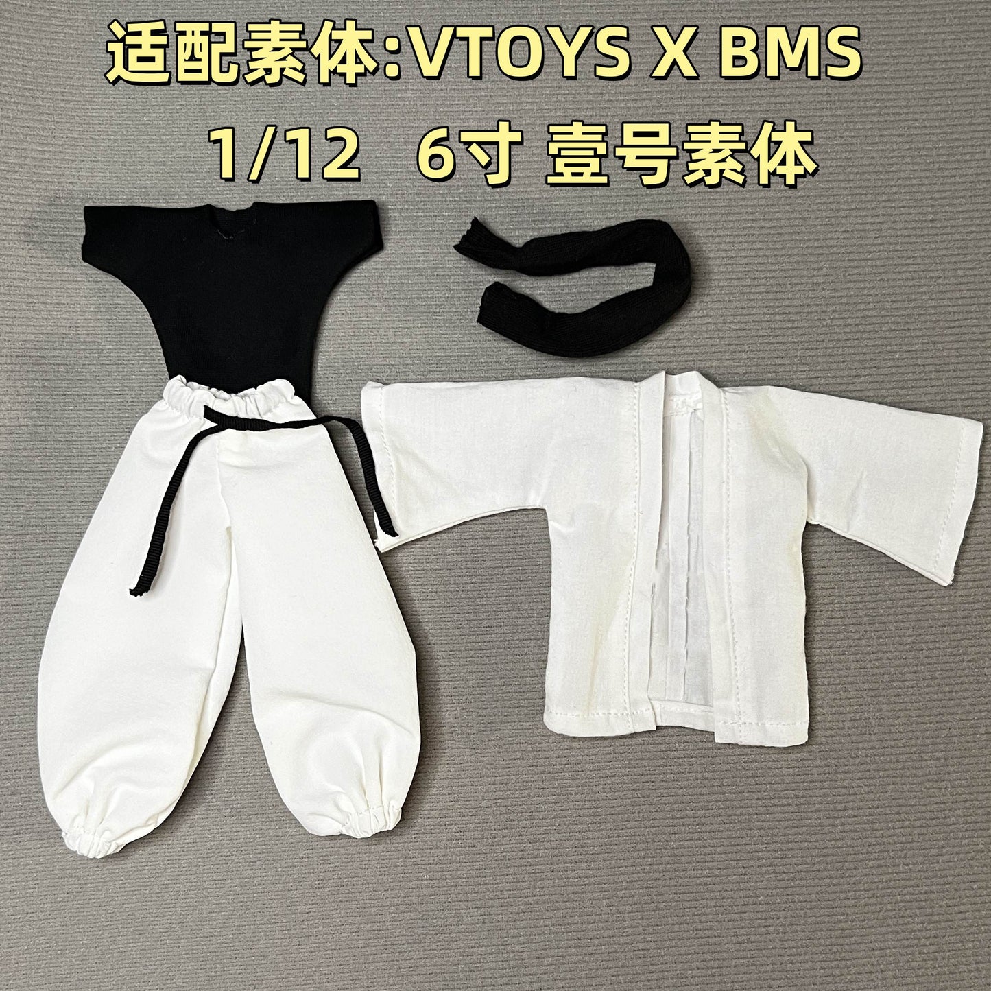 Custom 1/12 Clothing Accessories for Vtoys Gojo