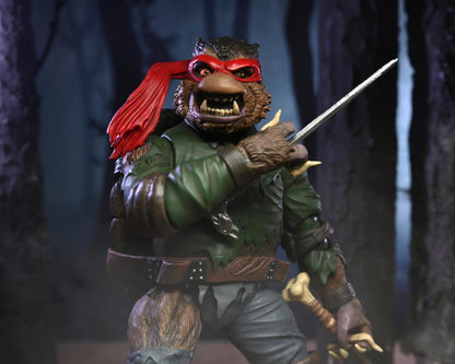 Neca Universal Monsters x Teenage Mutant Ninja Turtles Ultimate Raphael as Wolfman (In Stock)