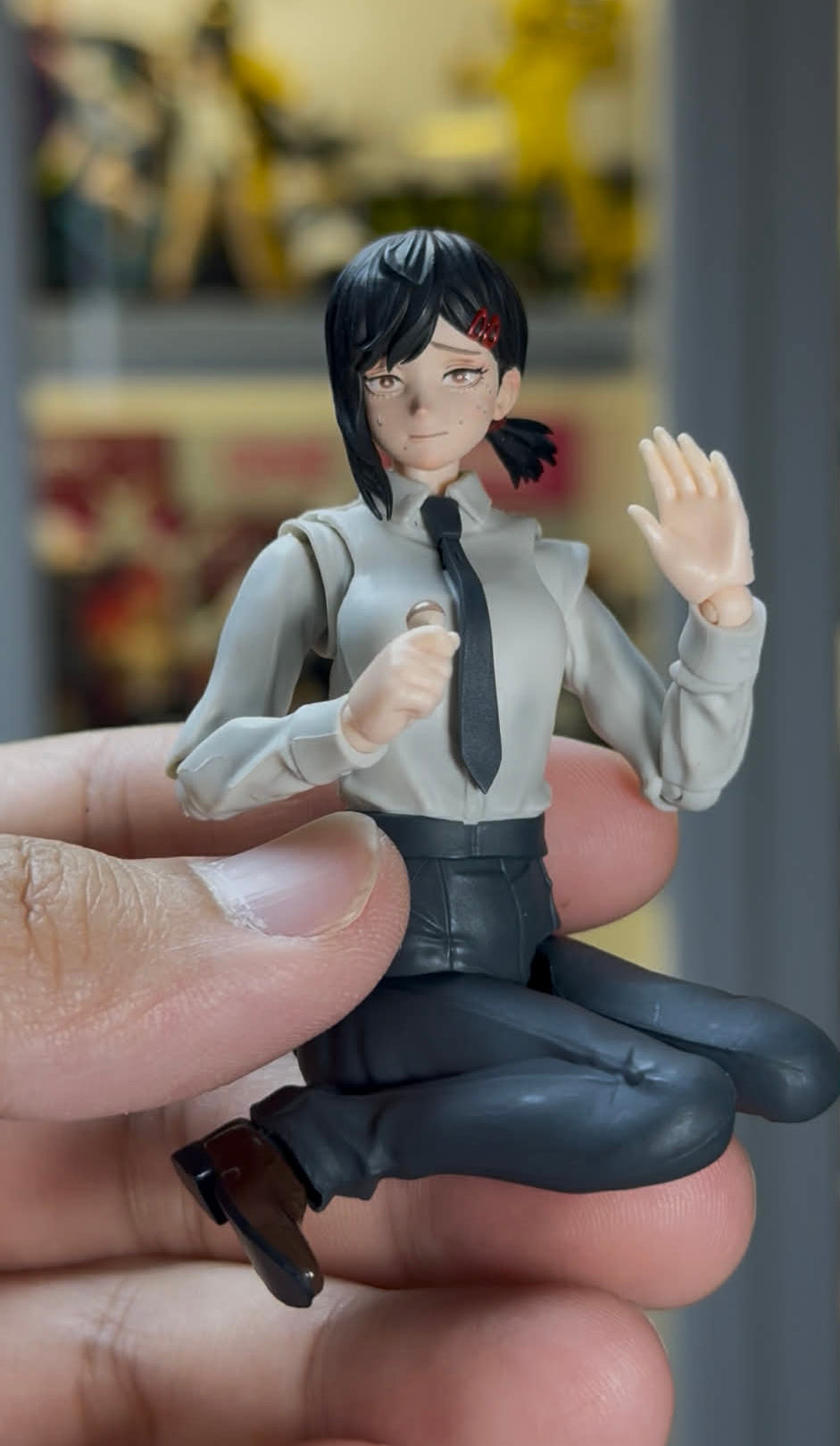 Custom 1/12 Action Figure Chainsaw Man Kobeni Head for SHF Body