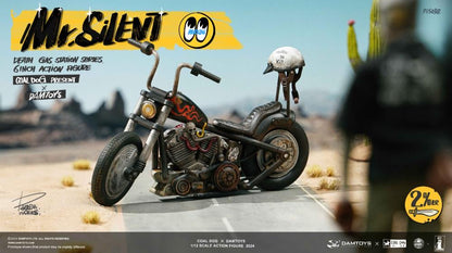 (Pre-Order) Death Gas Station Mr. Silent (Deluxe Edition) 1/12 Scale Action Figure with Motorcycle