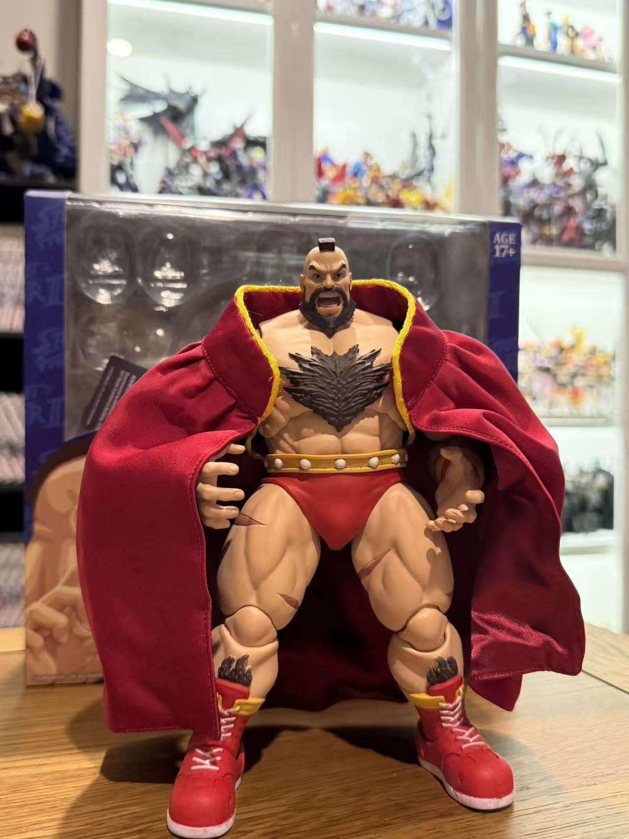 (Pre-Owned) Storm Collectibles Street Fighter Zangief with Soft Cape