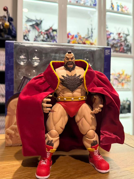 (Pre-Owned) Storm Collectibles Street Fighter Zangief with Soft Cape