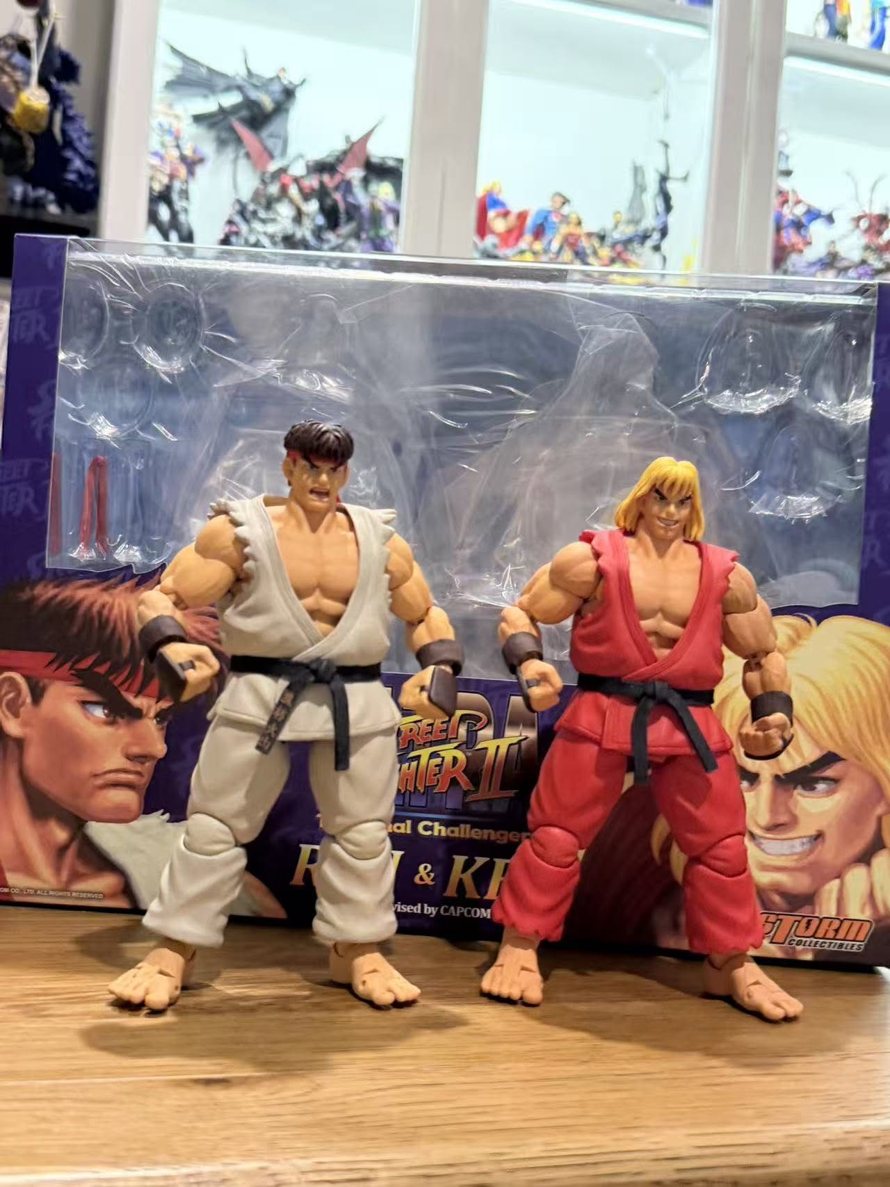 (Pre-Owned) Storm Collectibles Street Fighter Ryu and Kane Set