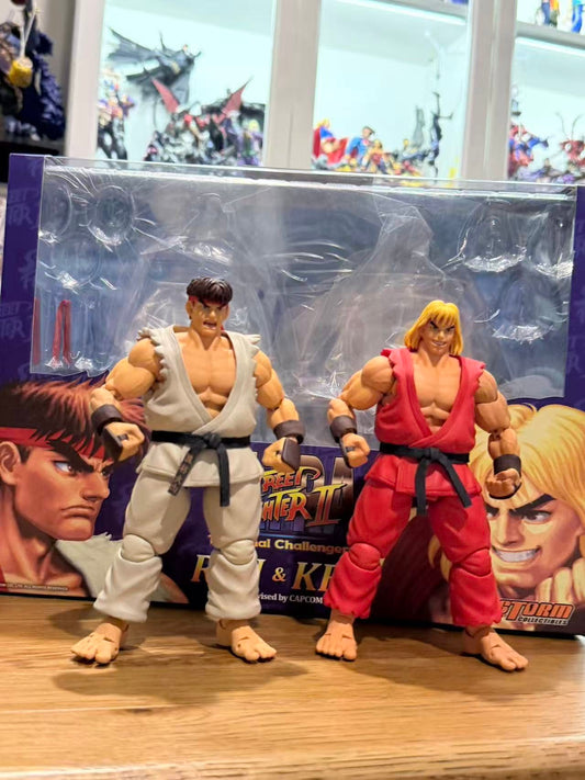 (Pre-Owned) Storm Collectibles Street Fighter Ryu and Kane Set