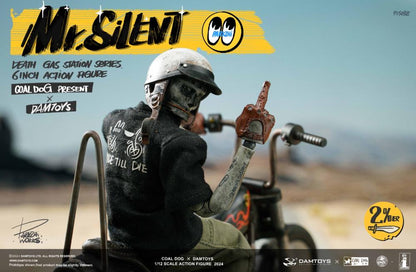 (Pre-Order) Death Gas Station Mr. Silent (Deluxe Edition) 1/12 Scale Action Figure with Motorcycle