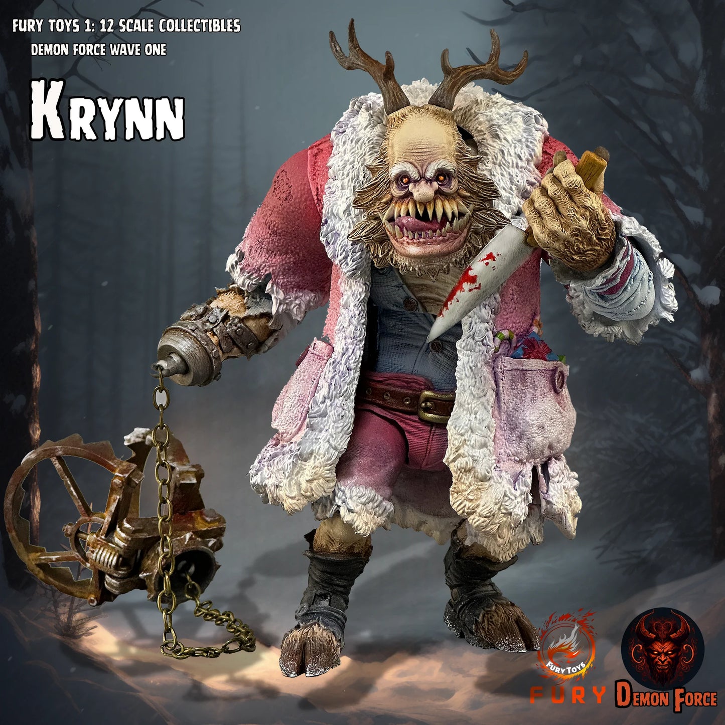 (Pre-Order) Fury toys Demon Force wave 1 1/12 The brother Krynn 7 inches action figure