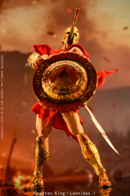 (Pre-Order) Wind Toys 1/12 Spartan King Leonidas FMW004 Standard and Bloodstained Version action figure