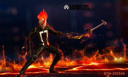 (Pre-Order) Sawtooth Toys 1/12 Flame Knight figure and Charger statue STM20254