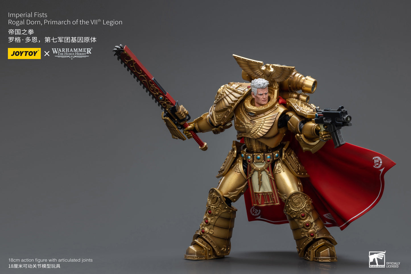 Warhammer 40K Imperial Fists  Rogal Dorn, Primarch of the Vllth Legion (In Stock)