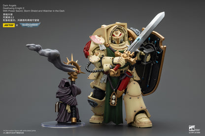 (Pre-Order) Warhammer 40k Dark Angels Deathwing Knight 2 With Power Sword, Storm Shield and Watcher in the Dark