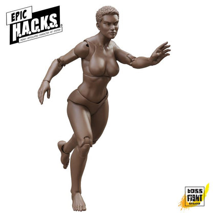 (Pre-Order) BFS Epic H.A.C.K.S. Blanks Coffee Brown Female 1/12 Scale Action Figure