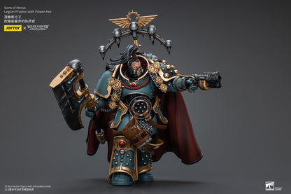 Warhammer 40k Sons of Horus Legion Praetor with Power Axe 1/18 Scale Action Figure (In Stock)