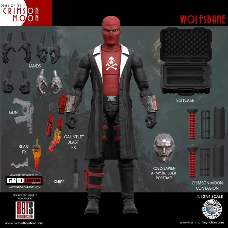 (Pre-Order) The Order of the Crimson Moon Wolfsbane 1/12 Scale Action Figure