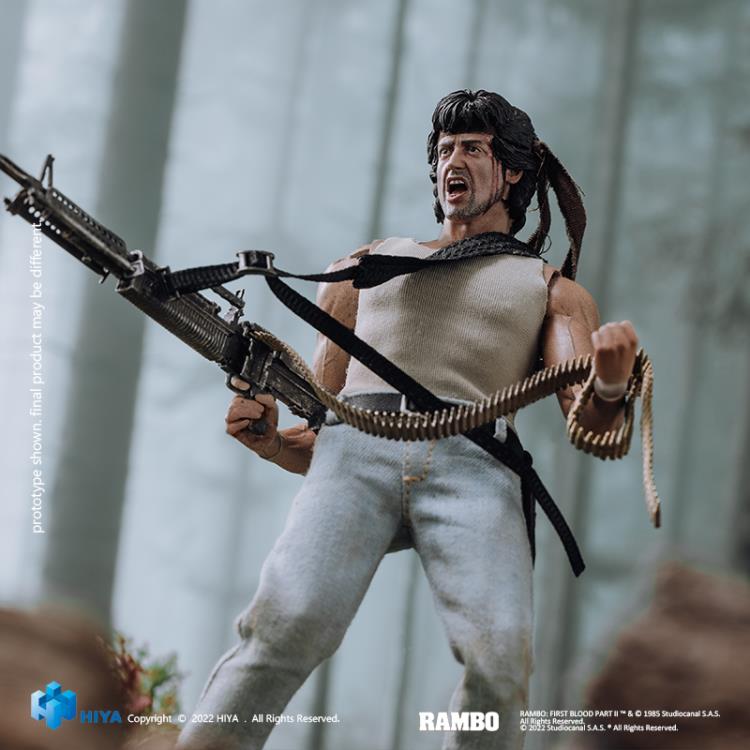 (Pre-Order) HIYA First Blood Exquisite Super Series John Rambo 1/12 Scale PX Previews Exclusive Figure