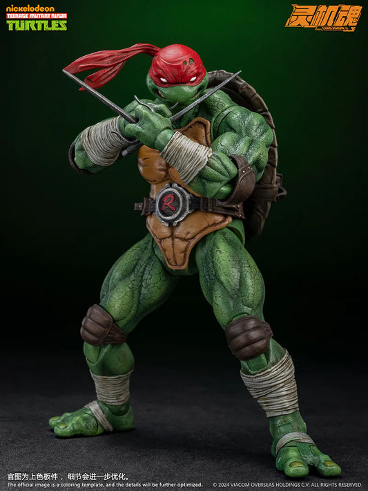 (Pre-Order) LINGJIHUN 1/12 TMNT Raphael Action Figure