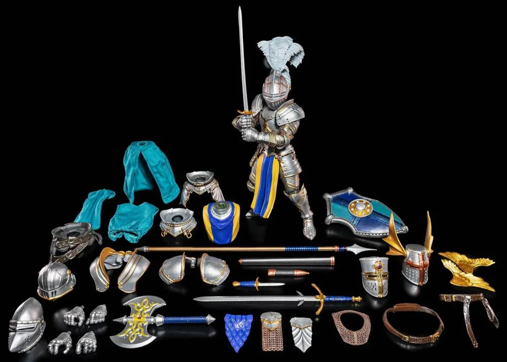 (Pre-Order) Mythic Legions: Ashes of Agbendor Blue Shield Soldier (Deluxe Knight Builder Kit 3) Action Figure