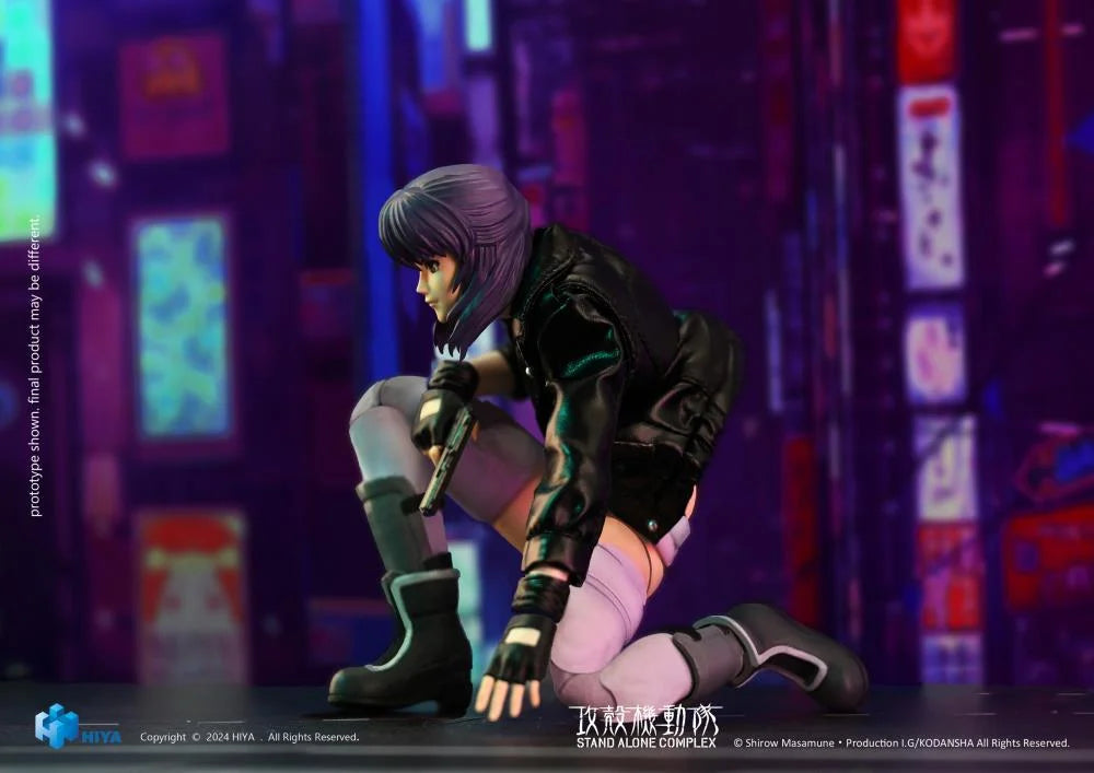 HIYA Exquisite Super Series 1/12 Scale 6 Inch GHOST IN THE SHELL Stand Alone Complex Kusanagi Motoko Action Figure