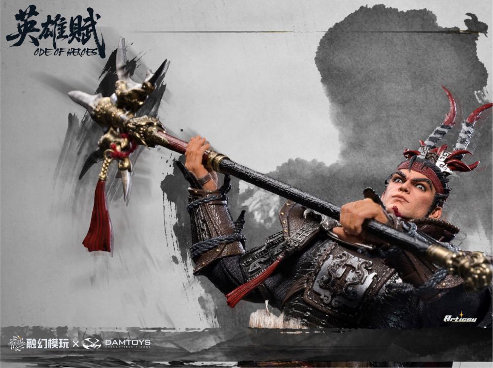 (Pre-Order) DAMTOYS Romance of the Three Kingdoms Ode of Heroes Lu Bu 1/12 Scale Action Figure