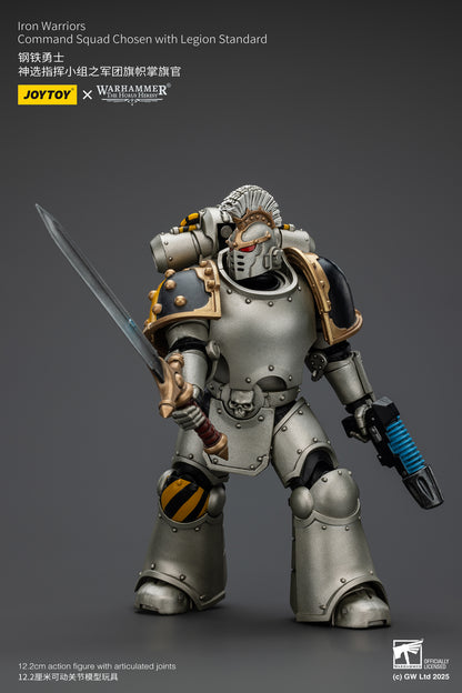 (Pre-Order) Warhammer The Horus Heresy Iron Warriors Command Squad Chosen with Legion Standard