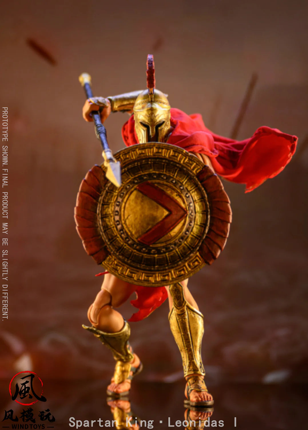 (Pre-Order) Wind Toys 1/12 Spartan King Leonidas FMW004 Standard and Bloodstained Version action figure