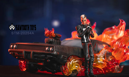 (Pre-Order) Sawtooth Toys 1/12 Flame Knight figure and Charger statue STM20254