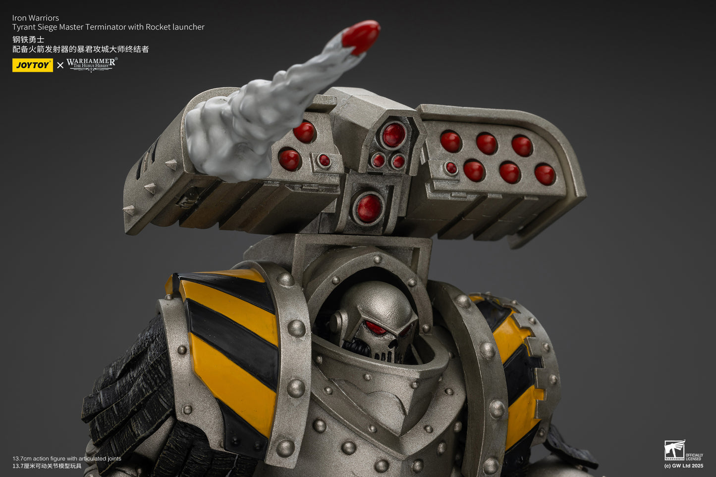 (Pre-Order) Warhammer The Horus Heresy Iron Warriors Tyrant Siege Master Terminator with Rocket launcher