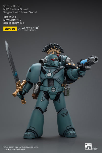 Warhammer The Horus Heresy Sons of Horus MKVI Tactical Squad Sergeant with Power Sword (In Stock)