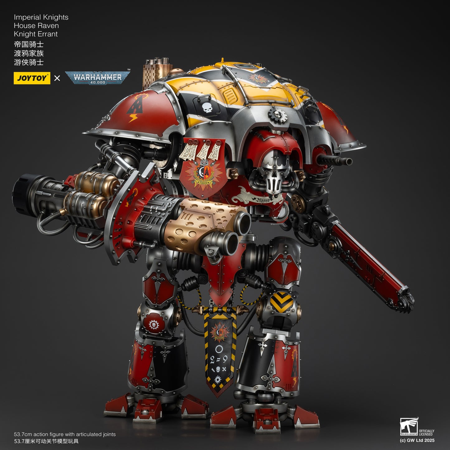 (Pre-Order) Warhammer 40k Imperial Knights House Raven Knight Errant
