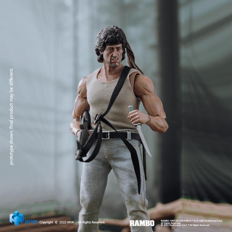 (Pre-Order) HIYA First Blood Exquisite Super Series John Rambo 1/12 Scale PX Previews Exclusive Figure