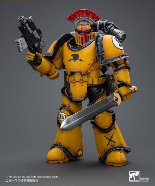 Warhammer 40K Imperial Fists Legion MkIII Tactical Squad Sergeant with Power Sword (In Stock)