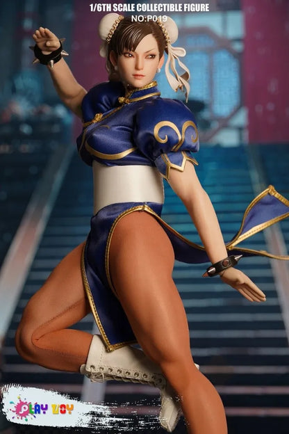 (Pre-Order) PLAY TOY 1/6 Goddess of Fighting P019 Street Fighter Chun-Li Seamless Figure